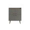 Manhattan Comfort Bogart Accent Cabinet in Grey and Nature 255BMC50 - alternate 1